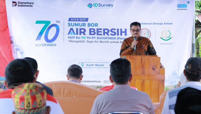 Pemkab Aceh Besar Apresiasi Program Sumur Bor Air Bersih di Lambleut