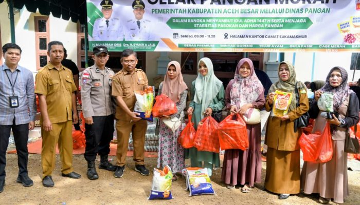 Sambut Idul Adha 1447 H, Pemkab Aceh Besar Gelar Pangan Murah di Sukamakmur