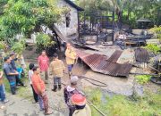 Rumah Semi Permanen di Indrapuri Ludes Terbakar