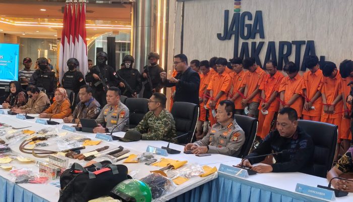 Polda Metro Jaya Ungkap 127 Kasus Kejahatan Jalanan, 173 Tersangka Ditangkap