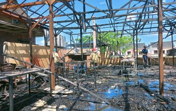 Warung Kopi di Cadek Baitussalam Ludes Terbakar, Diduga Dipicu Api Dapur