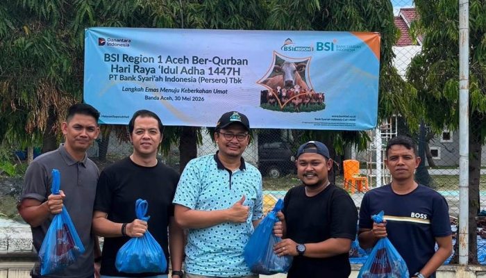 BSI Region Aceh Salurkan 282 Hewan Kurban hingga ke Pelosok Aceh