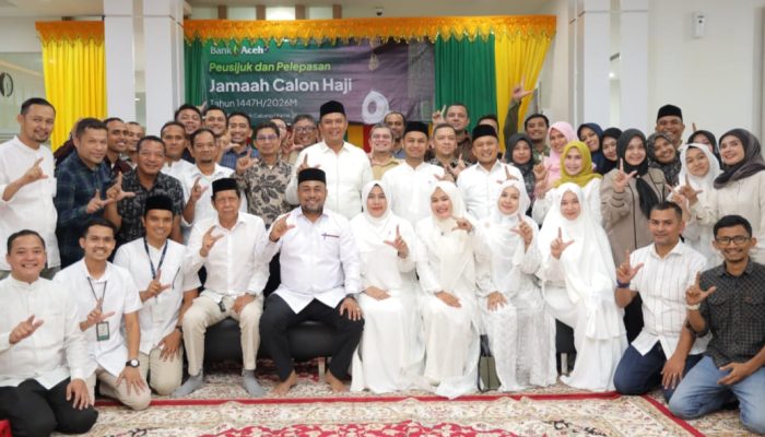 Bank Aceh Perkuat Peran Strategis, Gelar Peusijuk dan Lepas 1.624 Jamaah Calon Haji 2026