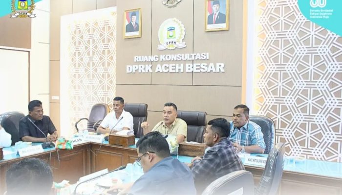Banmus DPRK Aceh Besar Bahas Jadwal Paripurna dan Hearing Bersama Mitra Kerja