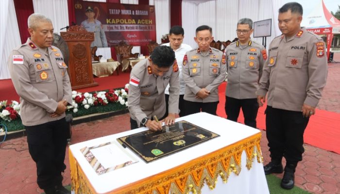 Kunker ke Polres Subulussalam, Kapolda Aceh Tekankan Pengawasan Narkoba dan Resmikan Pembangunan Lapangan Tembak