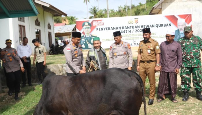 Kapolda Aceh Serahkan Hewan Kurban untuk Dayah Al Maimanah, Wujud Kepedulian Sambut Idul Adha 1447 H