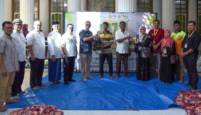 Rumah Amal USK Salurkan 44 Hewan Kurban ke Daerah Terdampak Bencana, 1.916 Warga Terima Manfaat