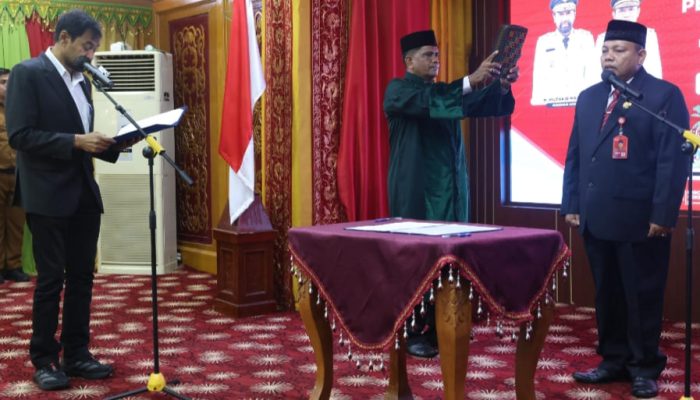 Gubernur Aceh Lantik Dr. Misran Fuadi sebagai Kepala Dinas Syariat Islam Aceh