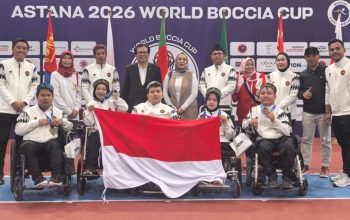 Tim Boccia Indonesia Borong Tiga Emas di World Boccia Cup Astana 2026