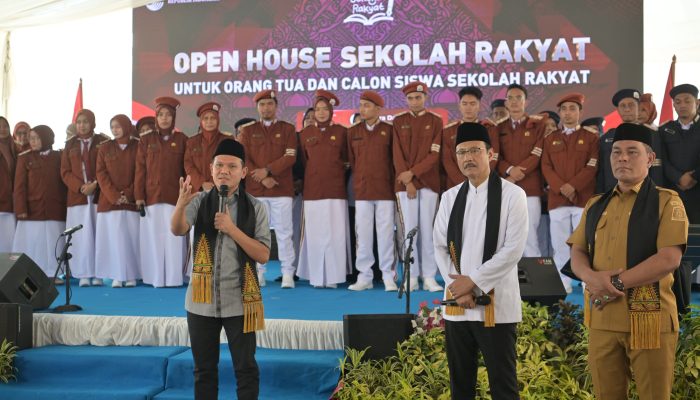Wagub Aceh Bersama Menteri Sosial Hadiri Open House Sekolah Rakyat di Aceh Besar
