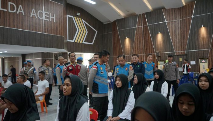 Kapolda Aceh Tinjau Rikkes Tahap II, 175 Calon Bintara Polri Jalani Seleksi Kesehatan