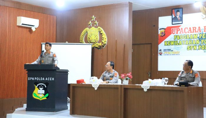 Kapolda Aceh Tinjau Prolat Kewilayahan di SPN Seulawah, Tekankan Peningkatan Kompetensi dan Profesionalisme Personel