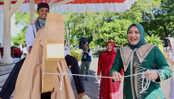 Pawai 1 Muharram, Kak Na Selfie dengan Unta SD Islam Al-Azhar Kairo