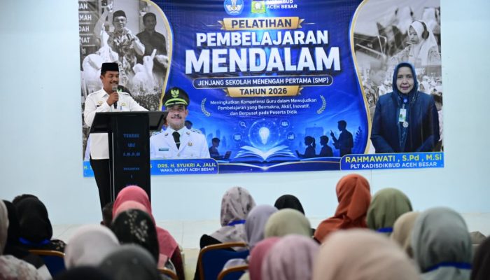 Guru SMP di Aceh Besar Ikuti Pelatihan Pembelajaran Mendalam