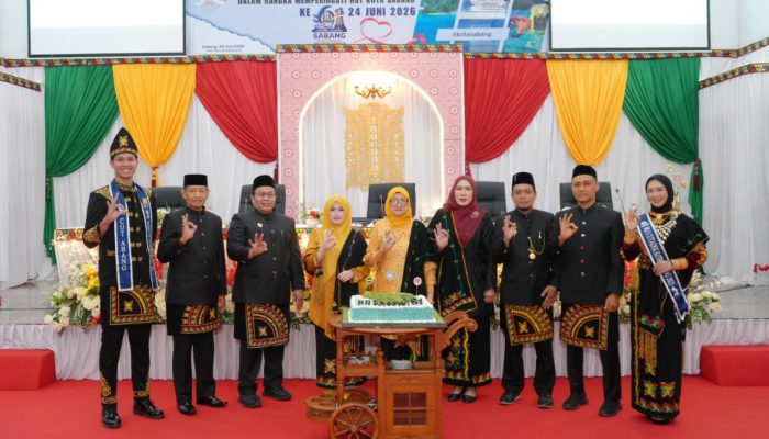 Ketua DPRK Sabang Magdalaina: HUT Kota Sabang Ke- 61 Jadi Momentum Menatap Masa Depan yang Lebih Maju