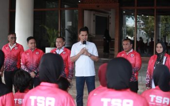 Sekda Aceh Lepas 43 Atlet TSA ke National Taekwondo Championship 2026 di Sumut