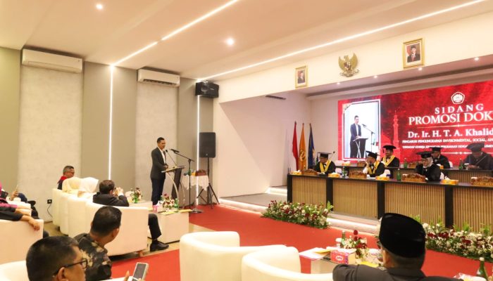 Sekda Aceh Hadiri Sidang Terbuka Promosi Doktor T.A. Khalid di Unpad