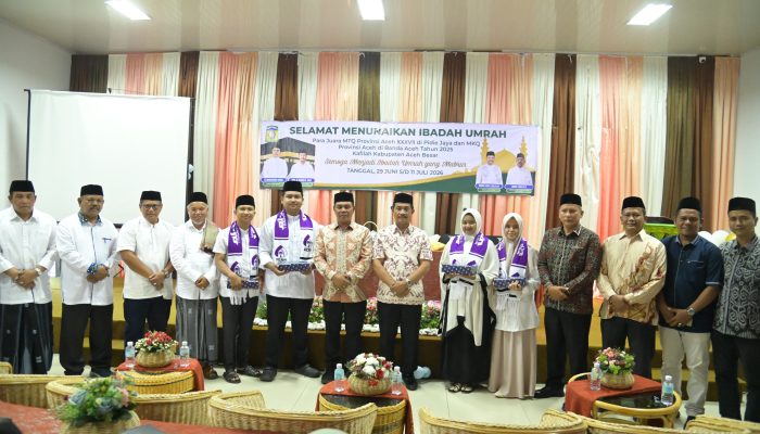 Pemkab Aceh Besar Umrahkan 22 Juara MTQ Aceh XXXVII