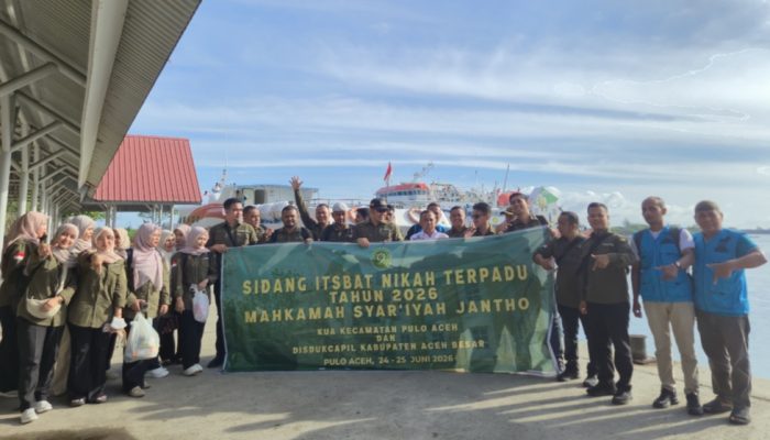 Dekatkan Akses Keadilan, Mahkamah Syar’iyah Jantho Tuntaskan 47 Perkara Istbat Nikah di Pulo Aceh