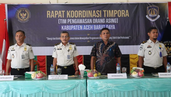 Imigrasi Meulaboh Perkuat Pengawasan WNA di Abdya, Kawasan Leuser Jadi Perhatian
