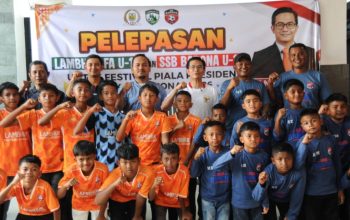 Ketua DPRK Banda Aceh Lepas SSB Barona dan Lambhuk FA ke Festival Piala Presiden 2026