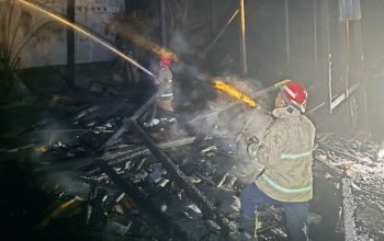 Tiga Rumah dan Satu Kandang Kambing Terbakar di Kuta Baro, Belasan Warga Mengungsi