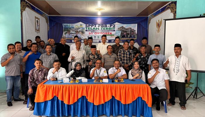 BPKD Aceh Besar Sosialisasikan Penyampaian SPPT-PBB Pada Keuchik Se-Kecamatan Darul Imarah