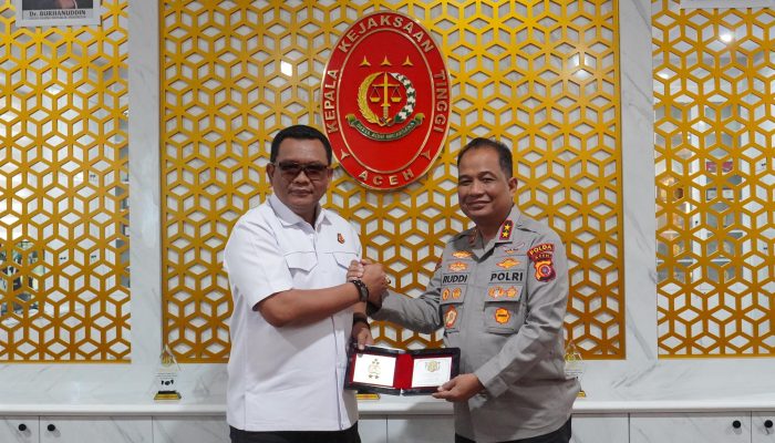 Kapolda Aceh Jalin Silaturahmi dengan Kajati, Perkuat Sinergi Penegakan Hukum