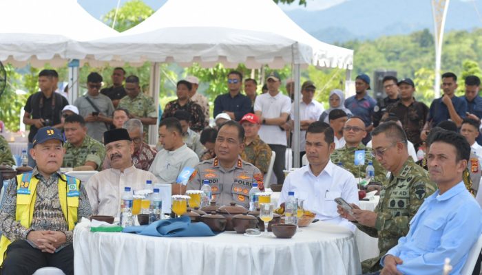 Sekda Aceh Hadiri Peresmian Bendungan Rukoh, Perkuat Ketahanan Pangan dan Irigasi Aceh
