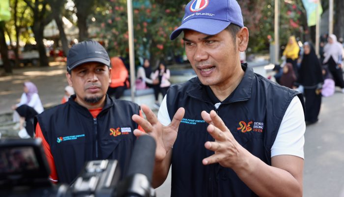 Sekda Aceh Ajak Masyarakat Sukseskan Sensus Ekonomi 2026 Lewat Senam Bersama