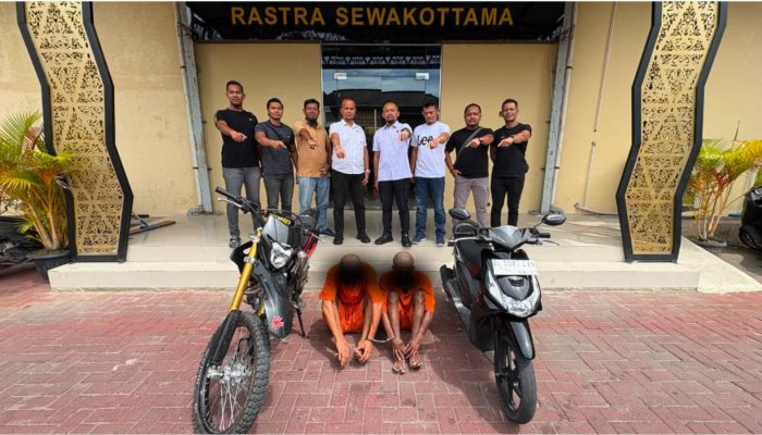 Tim Rimueng Koetaradja Bekuk Dua Terduga Pelaku Curanmor di Banda Aceh, Motor Curian Ditemukan di Aceh Utara