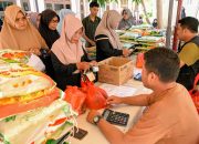 Pemkab Aceh Besar Kembali Gelar Gerakan Pangan Murah di Ingin Jaya