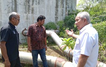 Plt. Dirut PDAM Tirta Mountala Aceh Besar Tinjau Reservoir Neuheun
