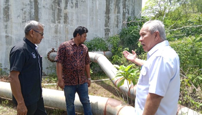 Plt. Dirut PDAM Tirta Mountala Aceh Besar Tinjau Reservoir Neuheun