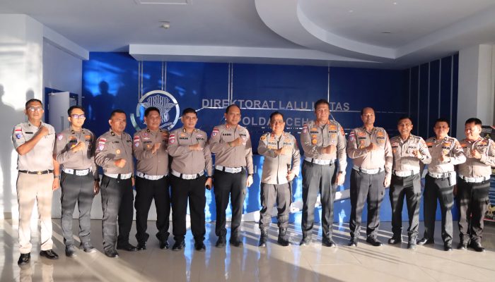 Kapolda Aceh Kunjungi Ditlantas, Tekankan Pelayanan Lalu Lintas yang Profesional, Humanis, dan Berintegritas