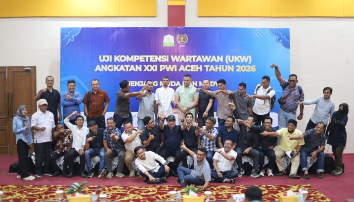 UKW PWI Aceh Angkatan XXI Berakhir, Wartawan Kompeten Jenjang Muda dan Madya Bertambah