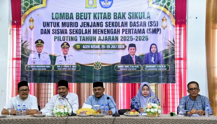 Pemkab Aceh Besar Gelar Lomba Beut Kitab Bak Sikula