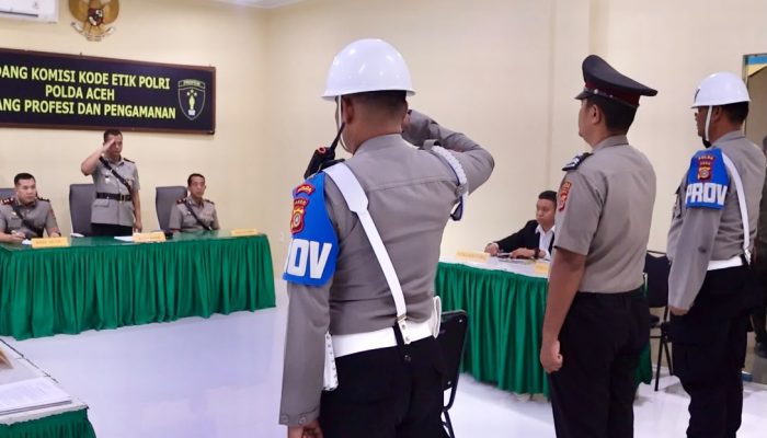 Polda Aceh PTDH Anggota Polres Aceh Selatan yang Terlibat Dugaan Perampokan Toko Emas