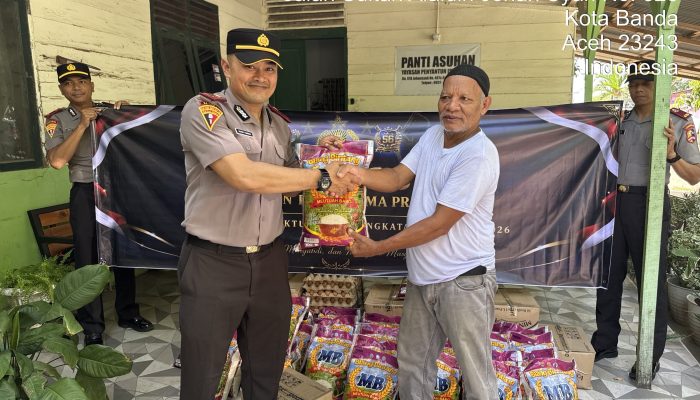 Siswa SIP Angkatan 56 Polda Aceh Gelar Baksos di Panti Asuhan, Salurkan Puluhan Paket Sembako