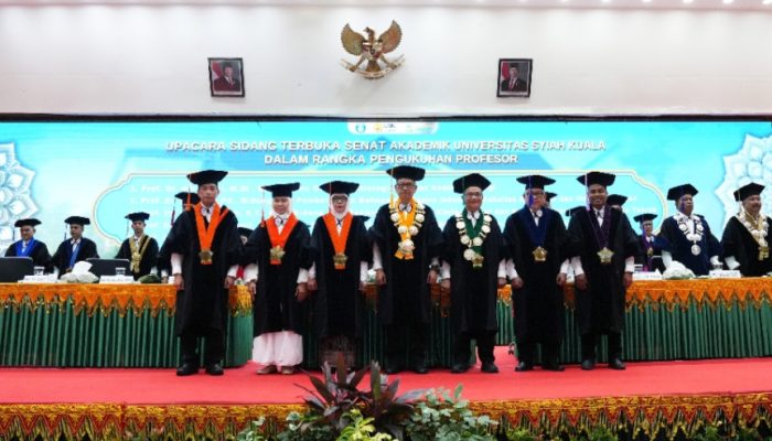 USK Kukuhkan Lima Guru Besar Baru, Perkuat Kontribusi untuk Pembangunan Berkelanjutan
