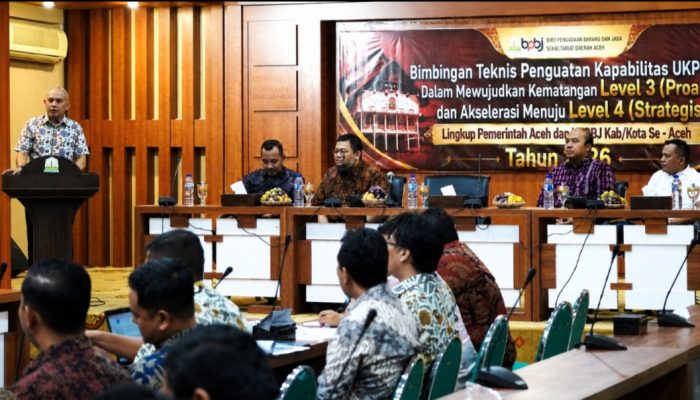 BPBJ Setda Aceh Gelar Bimtek Penguatan UKPBJ, Targetkan Capai Level 4 Strategis