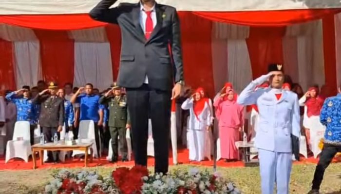 Upacara HUT ke-81 RI di Kuta Malaka Berlangsung Khidmat