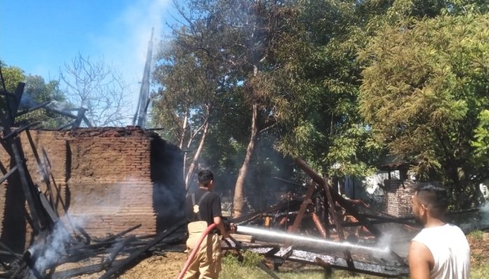 Dapur Pengolahan Batu Bata Terbakar di Miruk Taman, Tidak Ada Korban Jiwa