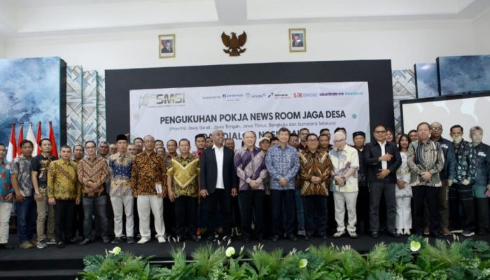 Kukuhkan Pokja Newsroom Jaga Desa, SMSI Dorong Pers Jadi Garda Depan NKRI