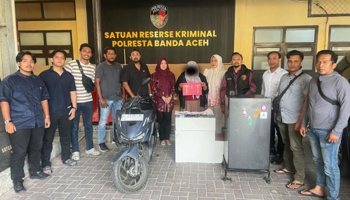 Polresta Banda Aceh Amankan ART Terduga Pelaku Pencurian Emas, Kerugian Korban Capai Rp119 Juta