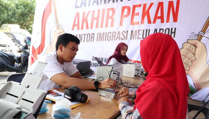 Sambut HUT Ke-81 Republik Indonesia, Imigrasi Meulaboh Gelar Layanan Paspor Akhir Pekan