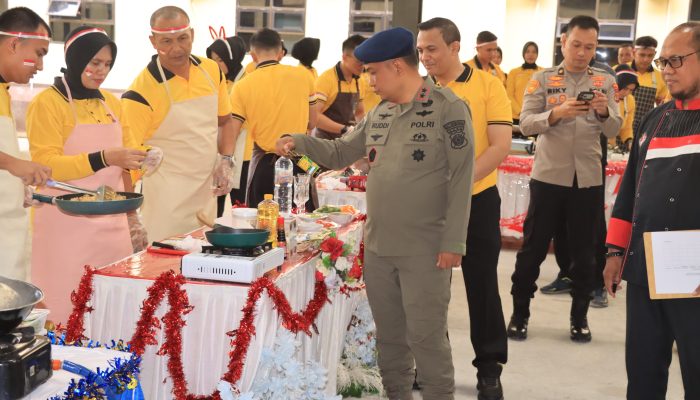 Semarak HUT Ke-81 RI, Polda Aceh Gelar Lomba Memasak Nasi Goreng dan Aneka Minuman