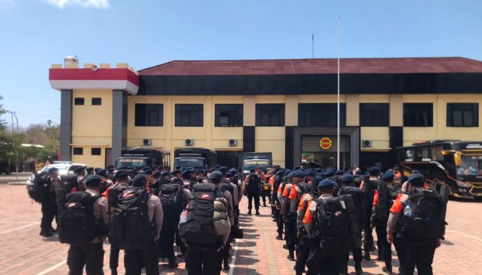 Pasukan Brimob Bergerak ke Lokasi Bencana NTT, Perkuat Operasi SAR dan Kemanusiaan
