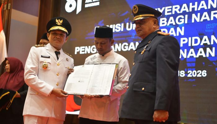 ‎4.833 Narapidana dan Anak Binaan di Aceh Terima Remisi HUT ke-81 Kemerdekaan RI