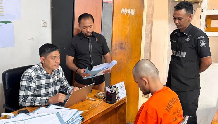 Petualangan Pelaku Penipuan Top Up Brilink di Banda Aceh Berakhir di Kantor Polisi